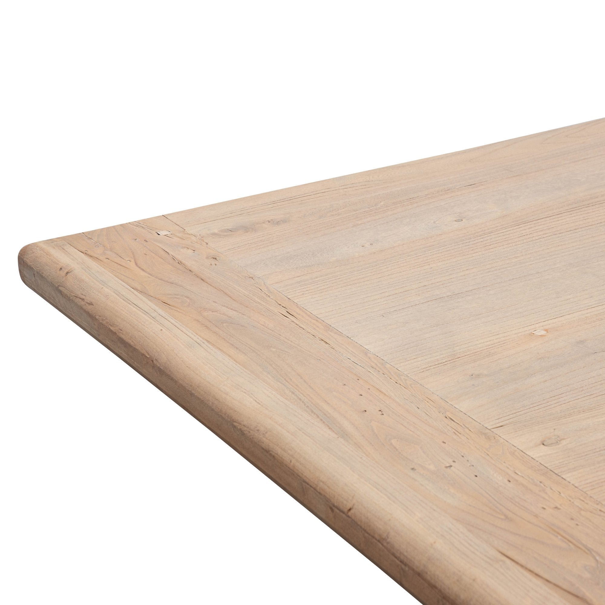 Hercules 8 Seater Reclaimed Elm Wood 2.4m Dining Table - Dining Tables