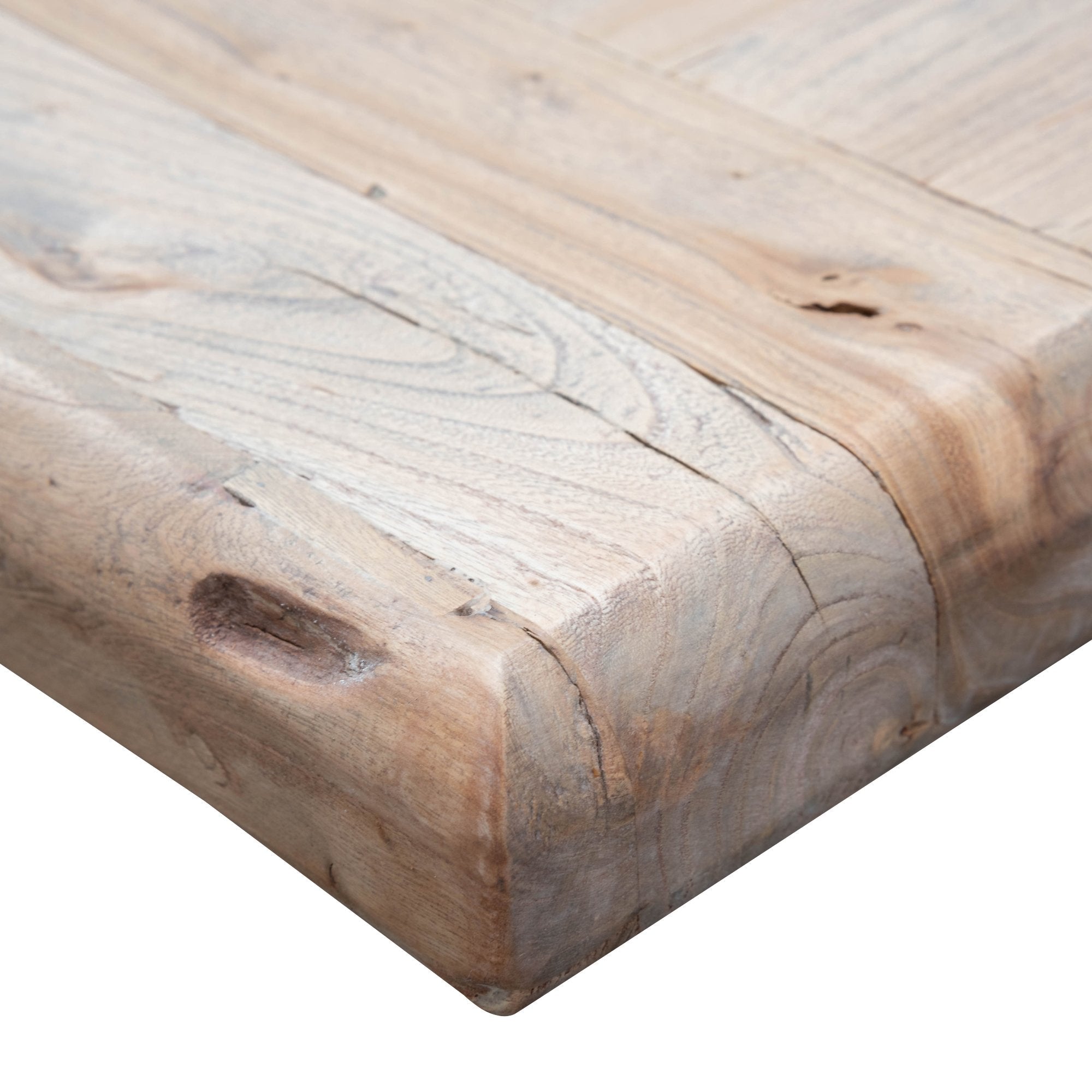 Hercules 8 Seater Reclaimed Elm Wood 2.4m Dining Table - Dining Tables