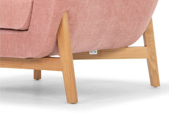 Hugo Armchair - Dusty Blush - Armchairs