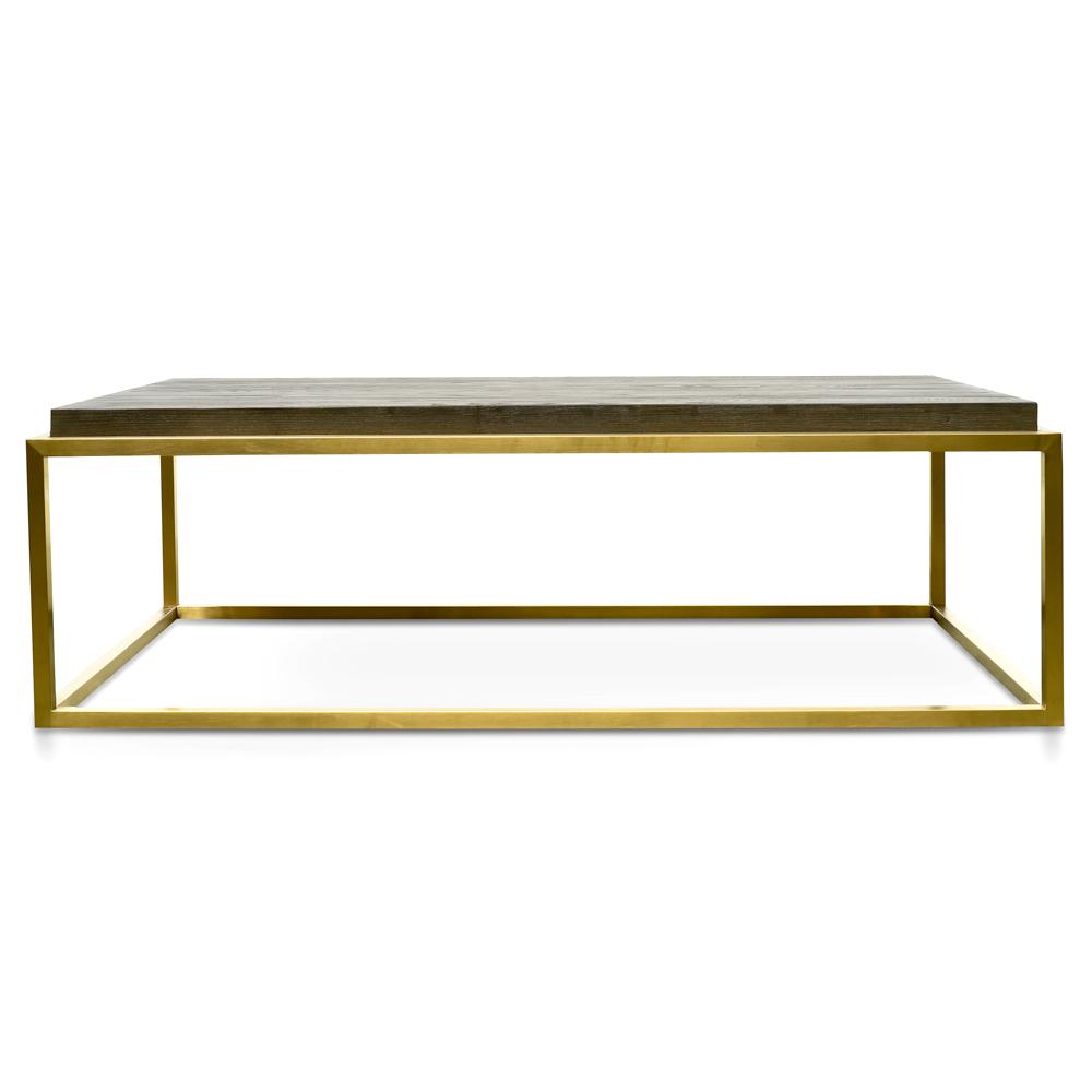 Isaac Wooden Top Coffee Table - Coffee Table