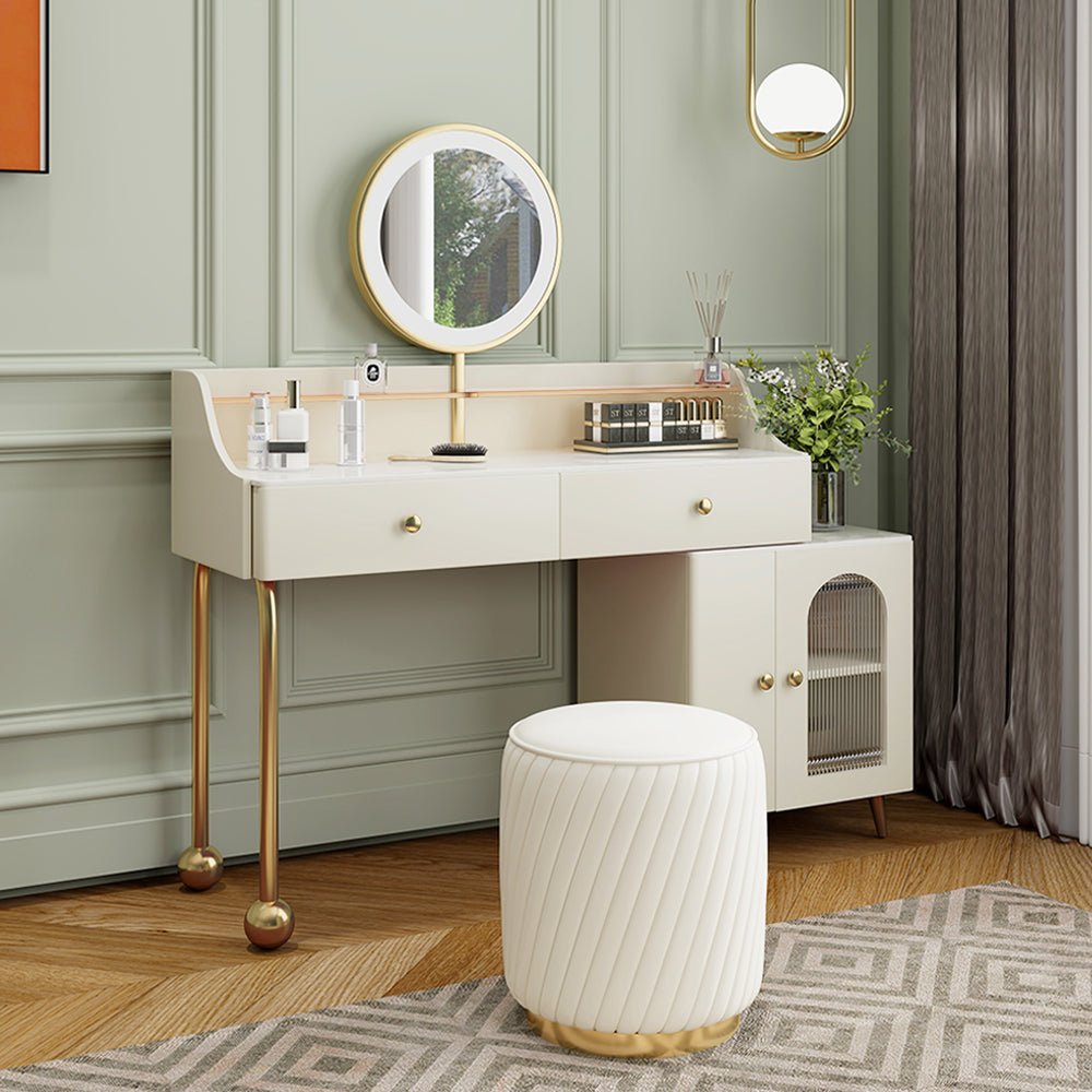 Isabella Makeup Vanity with Mirror - Make-Up Vanity