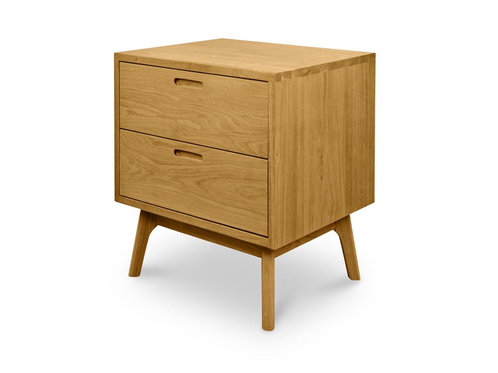 Jasper Bedside Table - Natural Oak - Bedside Tables