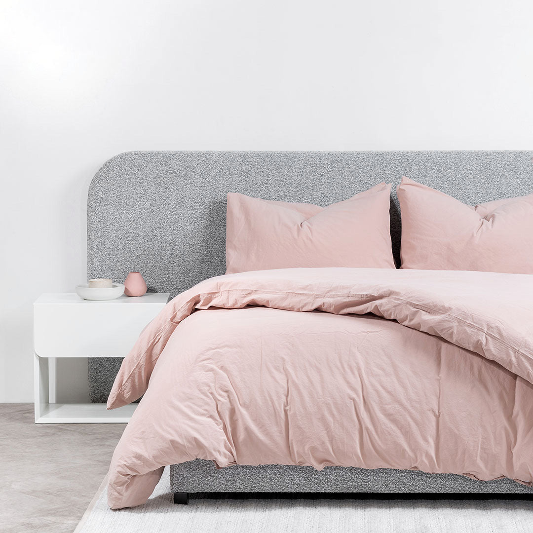 Jasper Queen Bed Frame - Pepper Boucle - Beds