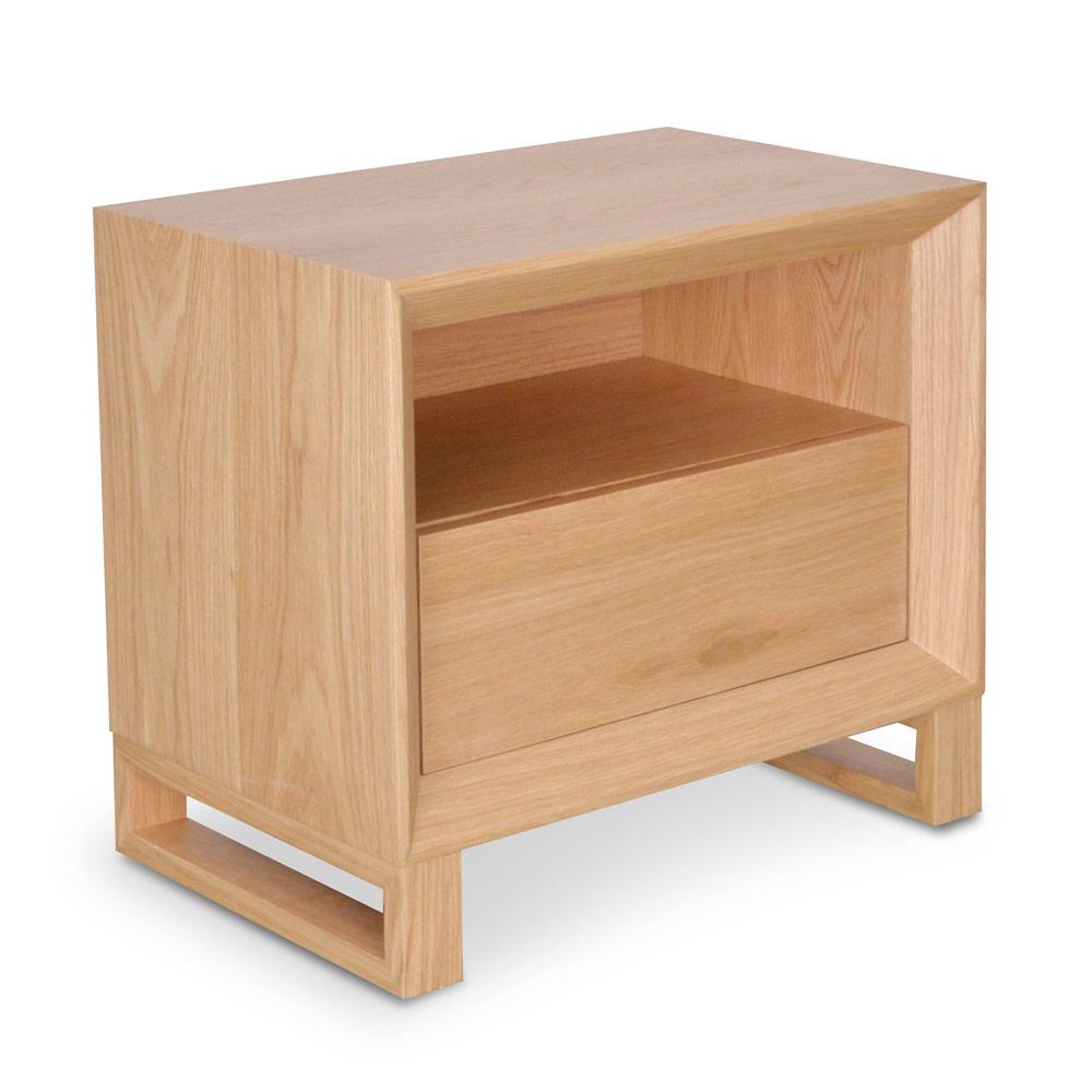 Jayce Bedside Table - Natural Oak - Bedside Tables