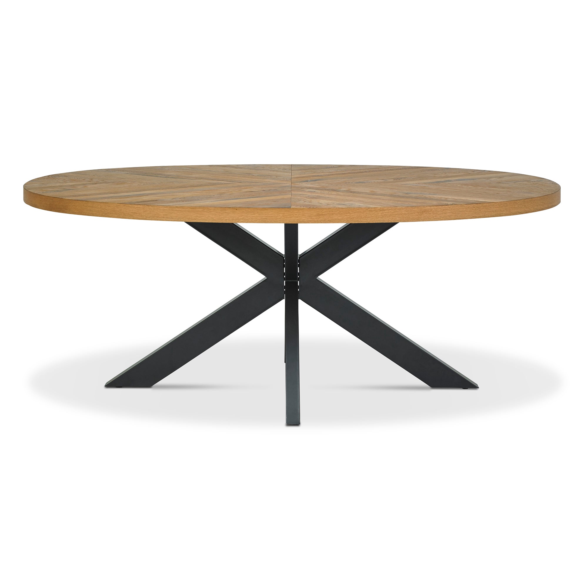 Jerryi 6 Seater Dining Table - European Knotty Oak - Dining Tables