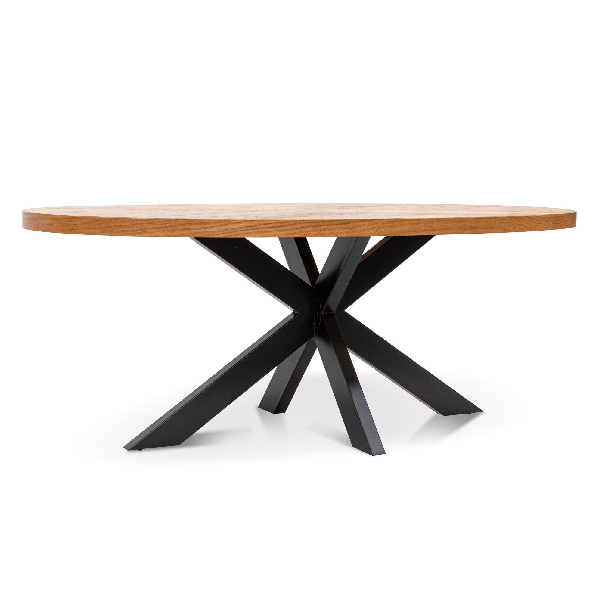 Jerryi 6 Seater Dining Table - European Knotty Oak - Dining Tables