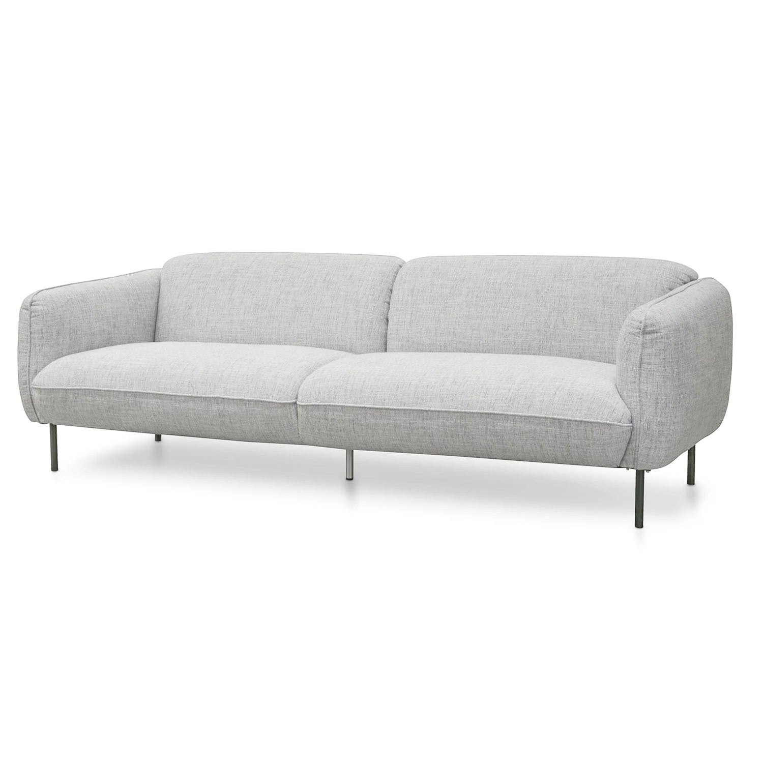 Josephine 3S Sofa - Light Spec Grey - Sofas
