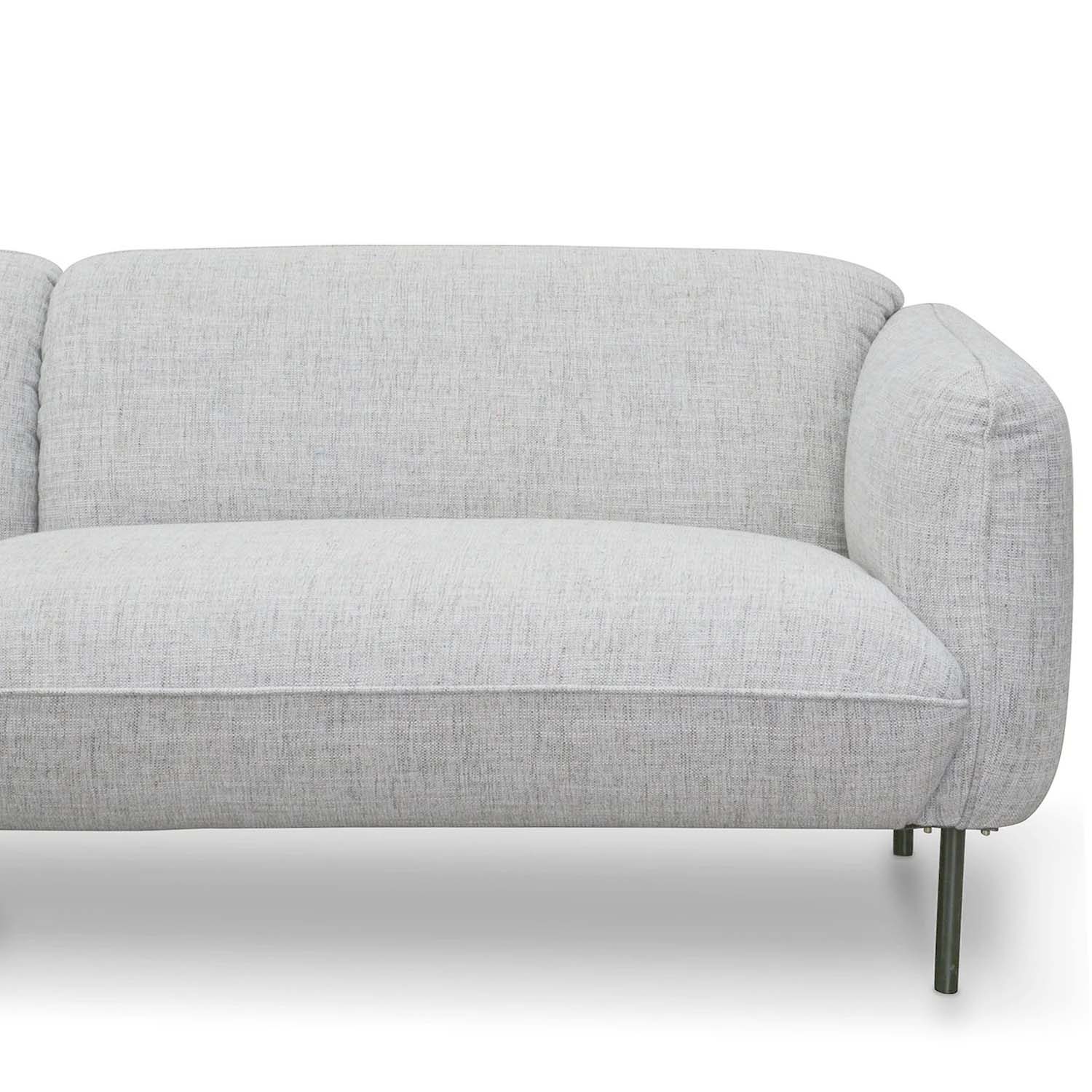 Josephine 3S Sofa - Light Spec Grey - Sofas
