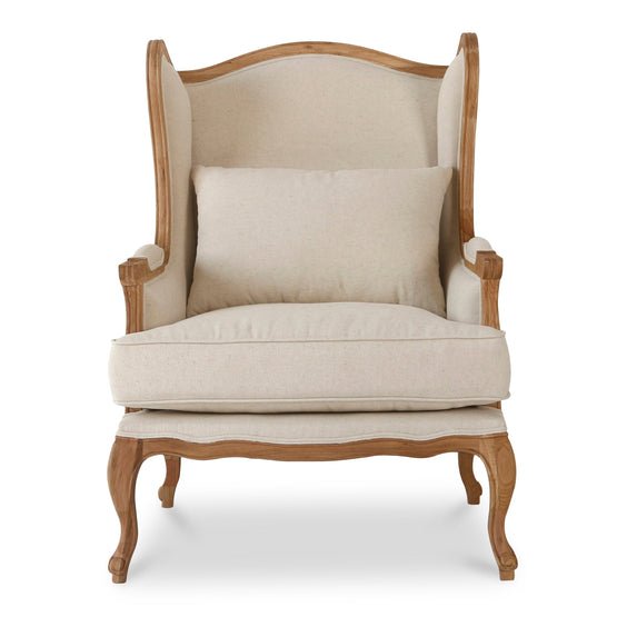 Julian Wingback Armchair - Light Beige - Armchairs