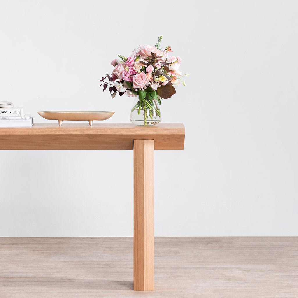Karumi Oak Console Table - Natural - Console