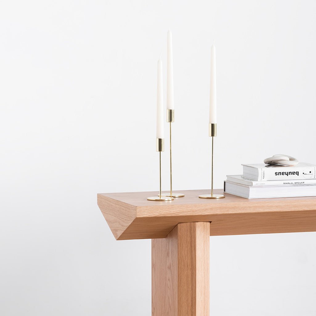 Karumi Oak Console Table - Natural - Console