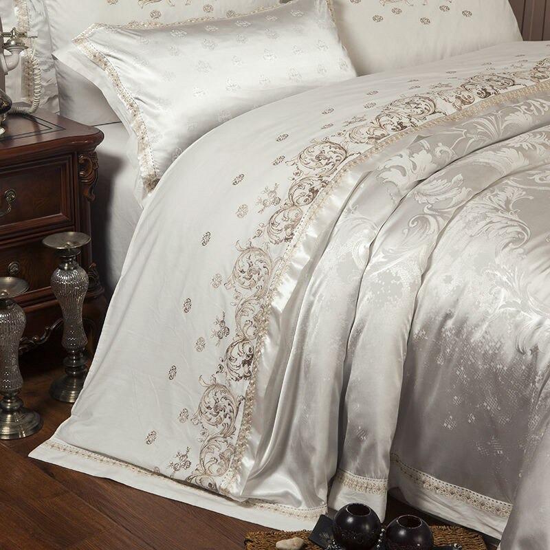 Laroux Luxury Jacquard Duvet Cover Set - Duvet Covers