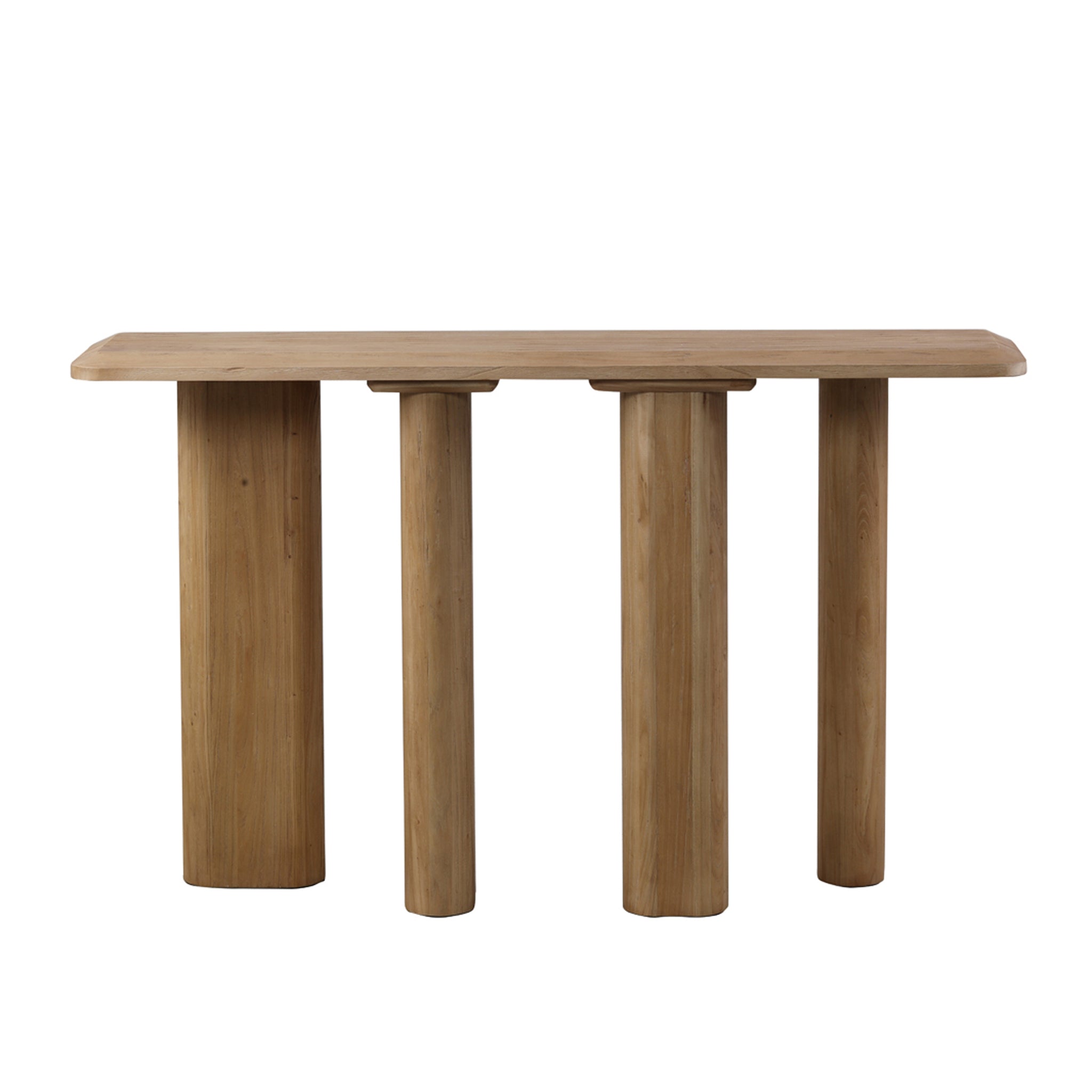 Layla 1.6m Wooden Console Table - Natural - Console
