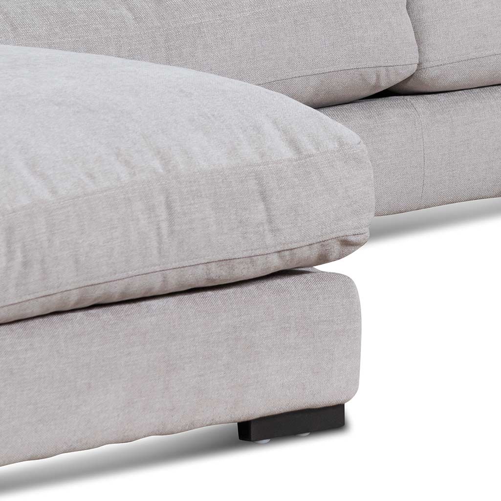 Lucinda 4S Left Chaise Sofa - Oyster Beige - Sofas