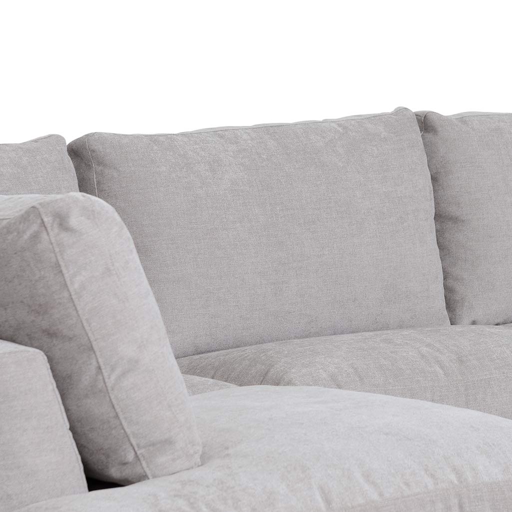 Lucinda 4S Left Chaise Sofa - Oyster Beige - Sofas