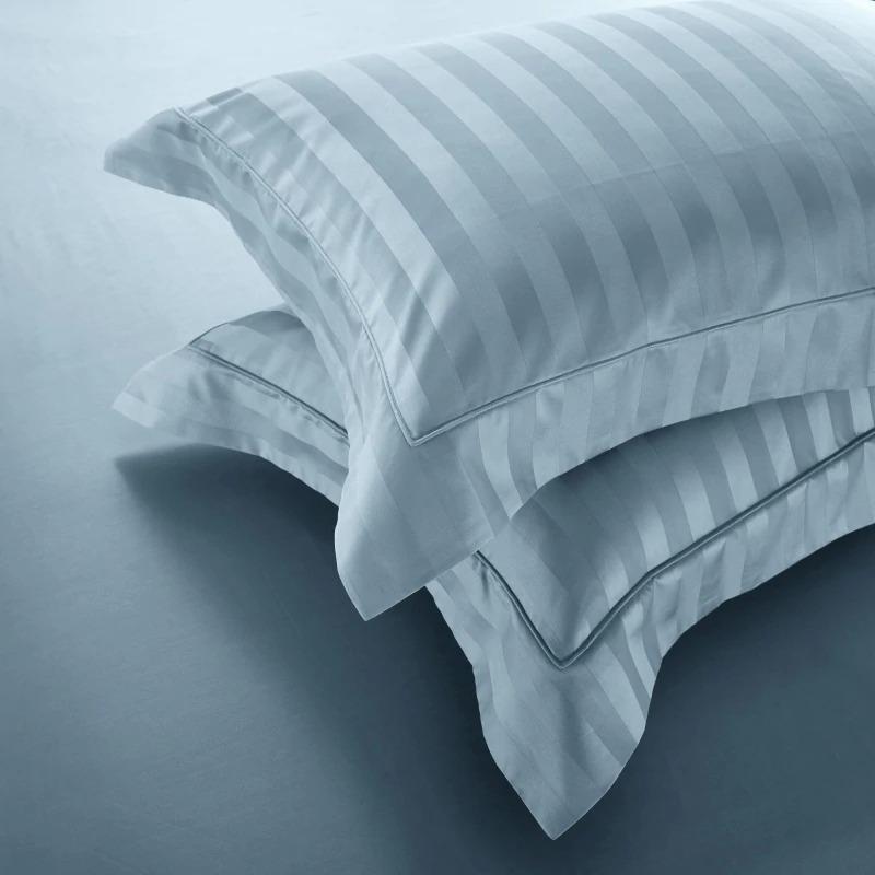 Luxurious 1200-Thread-Count Light Blue Duvet Cover Set (Egyptian Cotton) - Duvet Covers