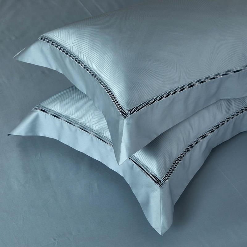 Luxury Herringbone Duvet Cover Set (Egyptian Cotton, 1000 TC) - Duvet Covers