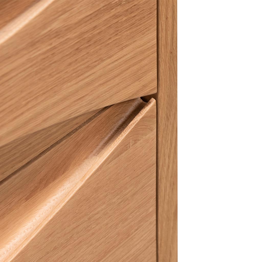 Mabel 2 Drawer Bedside Table - Natural - Bedside Tables