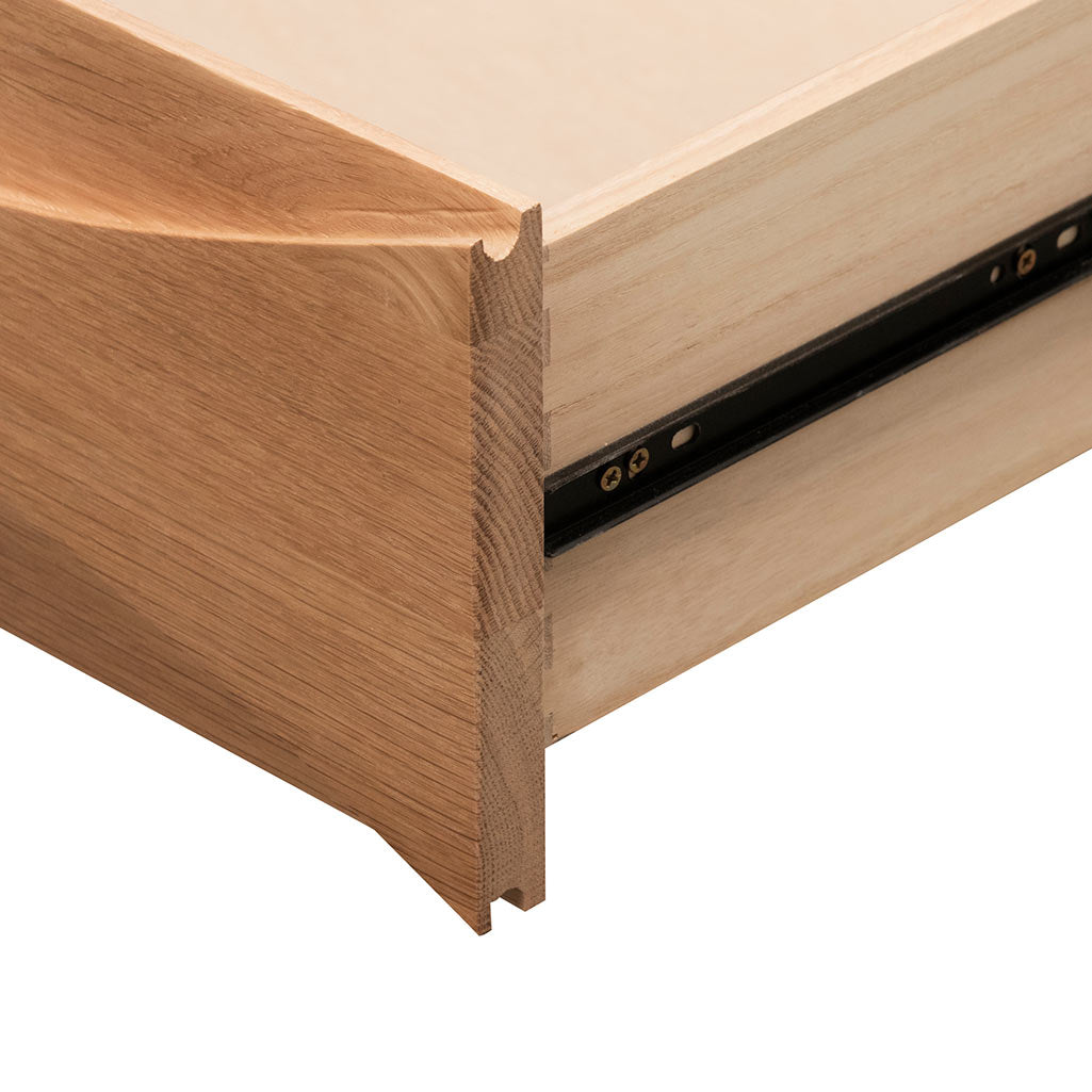 Mabel 2 Drawer Bedside Table - Natural - Bedside Tables
