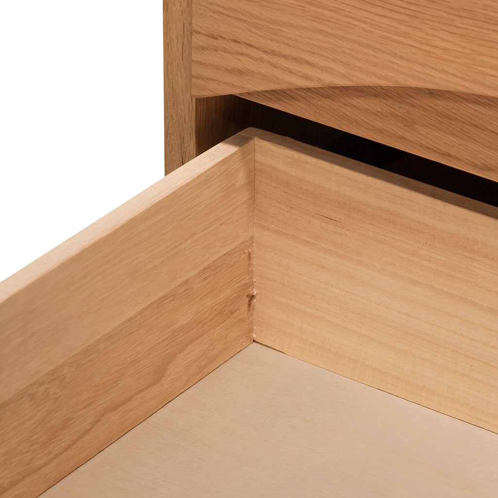 Mabel 2 Drawer Bedside Table - Natural - Bedside Tables