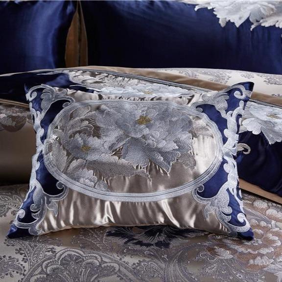 Majestic Blue Duvet Cover Set (1000 TC) - Duvet Covers
