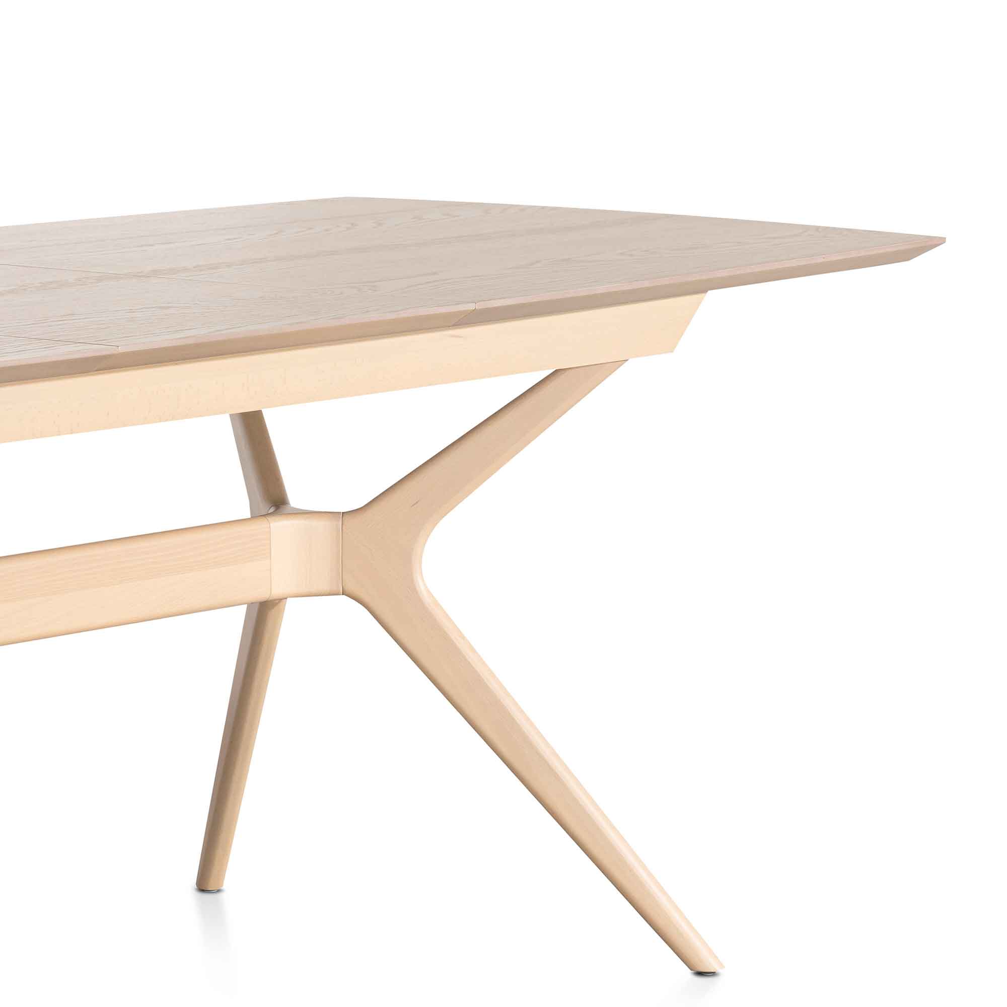 Maya Extendable Dining Table - Pale Oak - Dining Tables