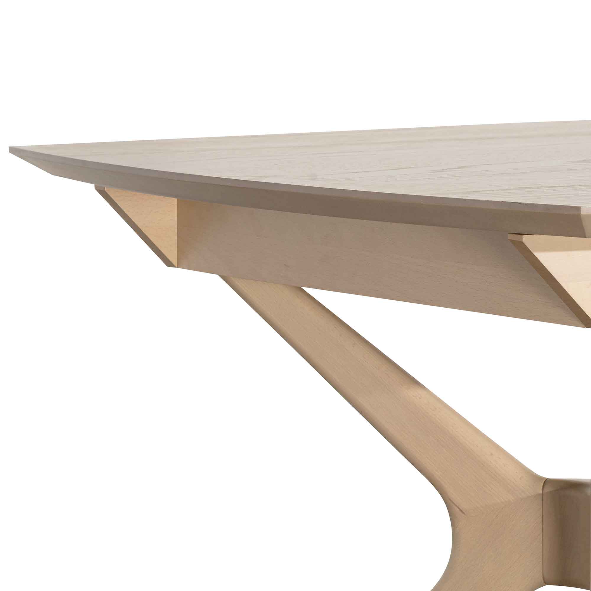 Maya Extendable Dining Table - Pale Oak - Dining Tables
