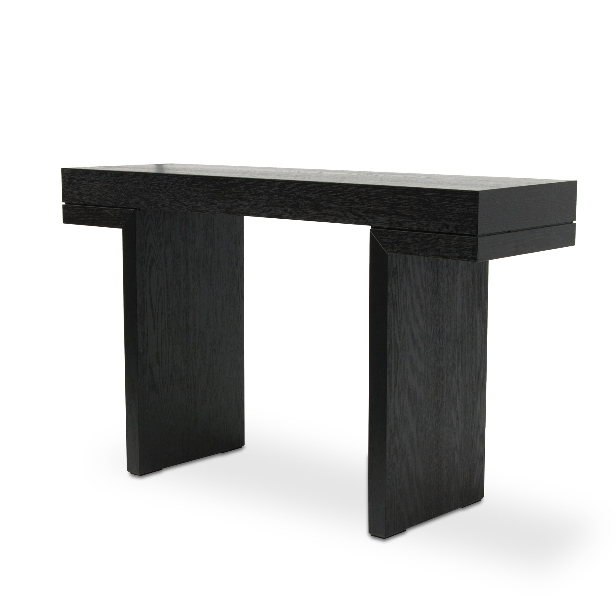 Micah Console Table - Textured Espresso Black - Console