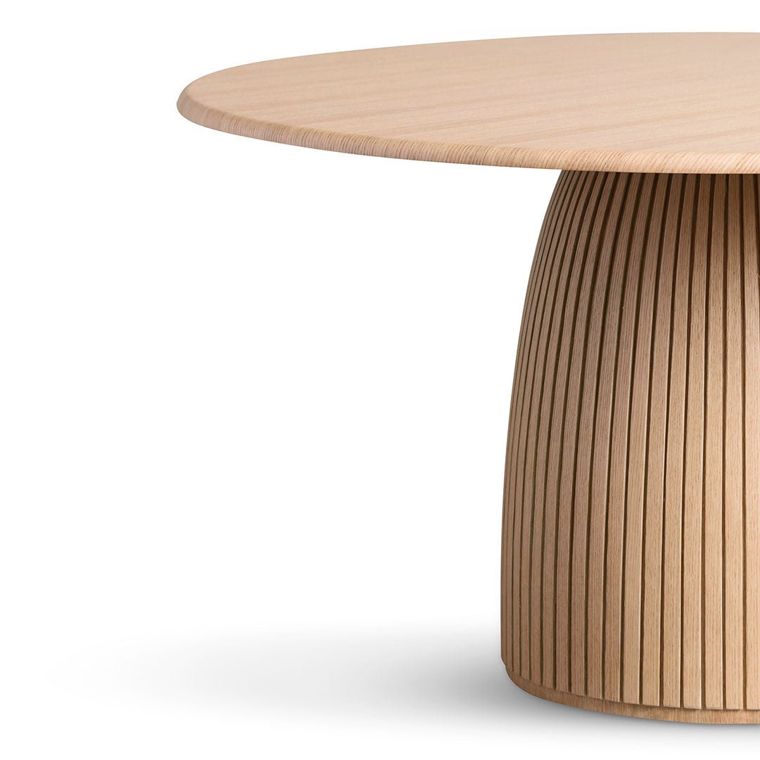 Moscow 1.4m Round Dining Table - Natural - Dining Tables