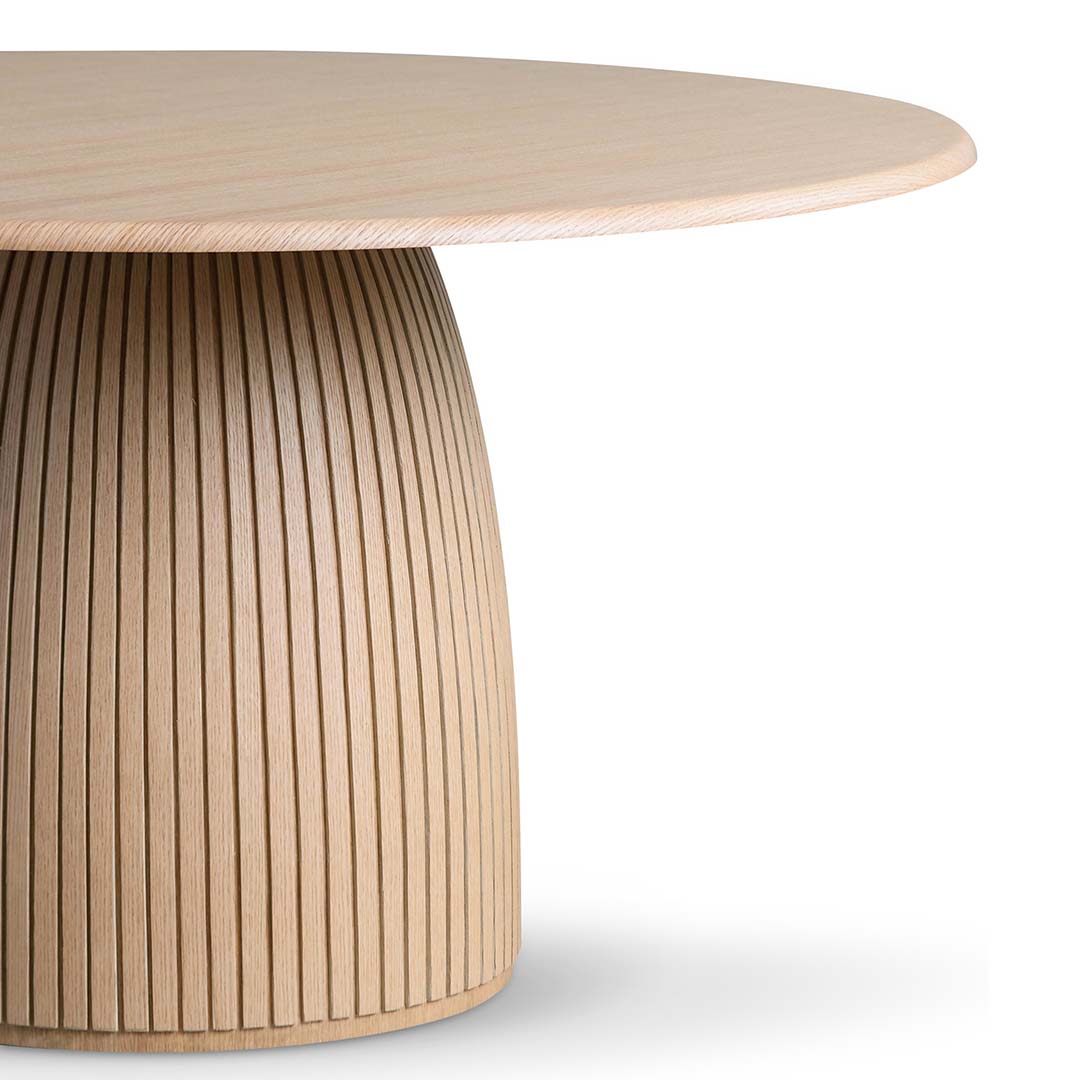 Moscow 1.4m Round Dining Table - Natural - Dining Tables
