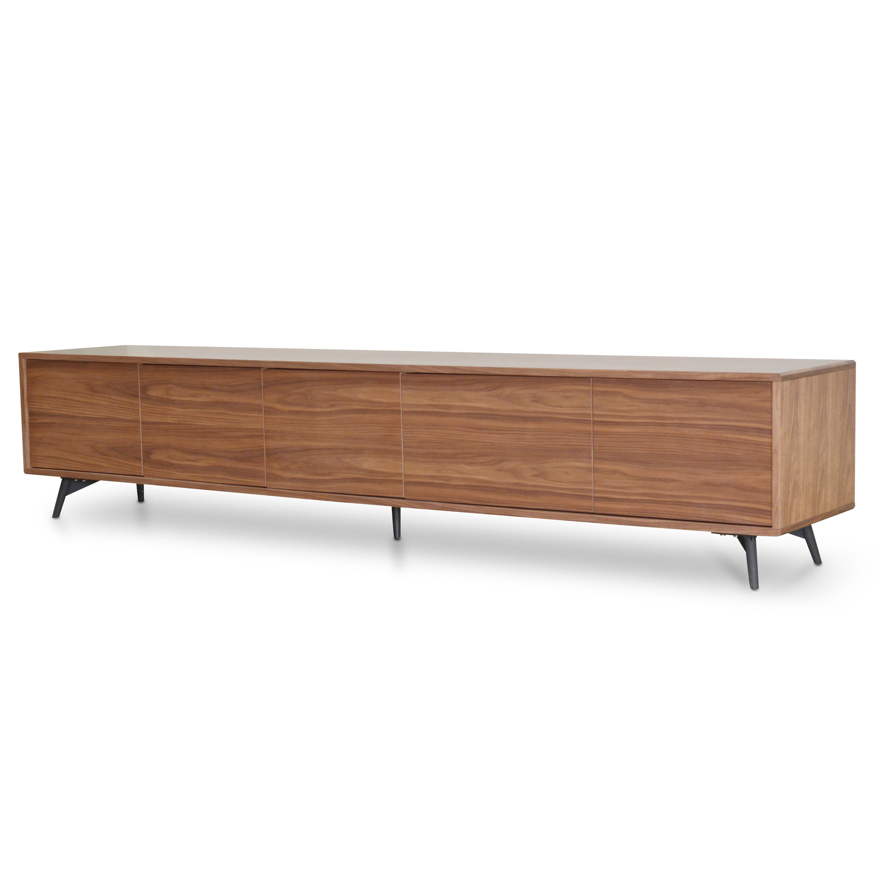 Nico Wooden TV Entertainment Unit - Walnut - TV Units