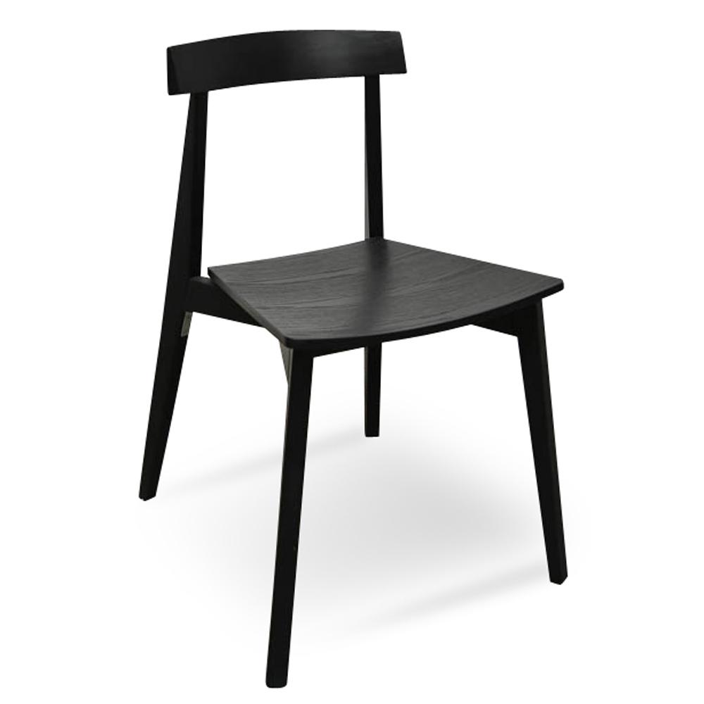 Noah Wood Dining Chair - Black - Dining Chairs