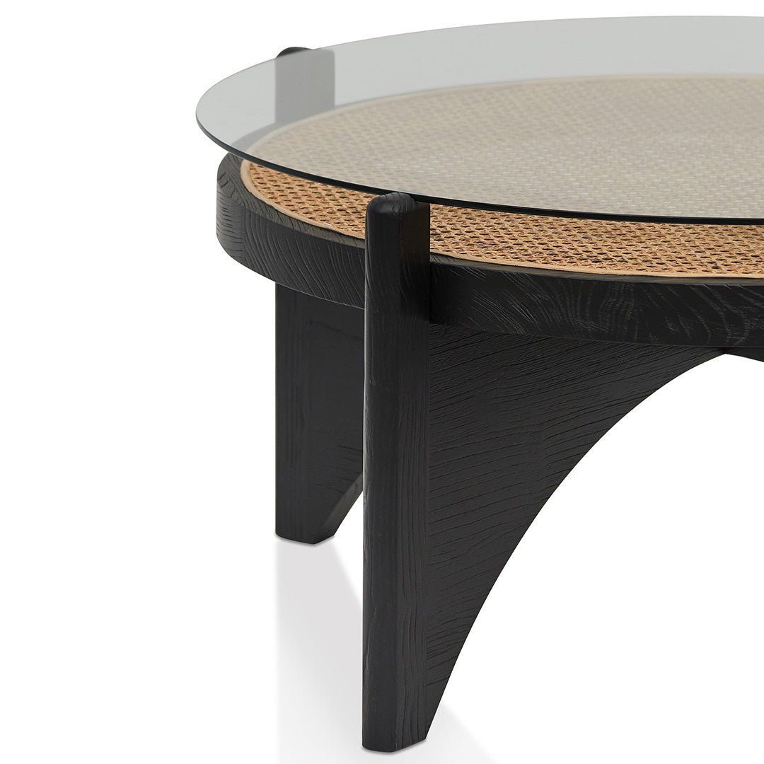 Nolan Round Glass Coffee Table - Coffee Table