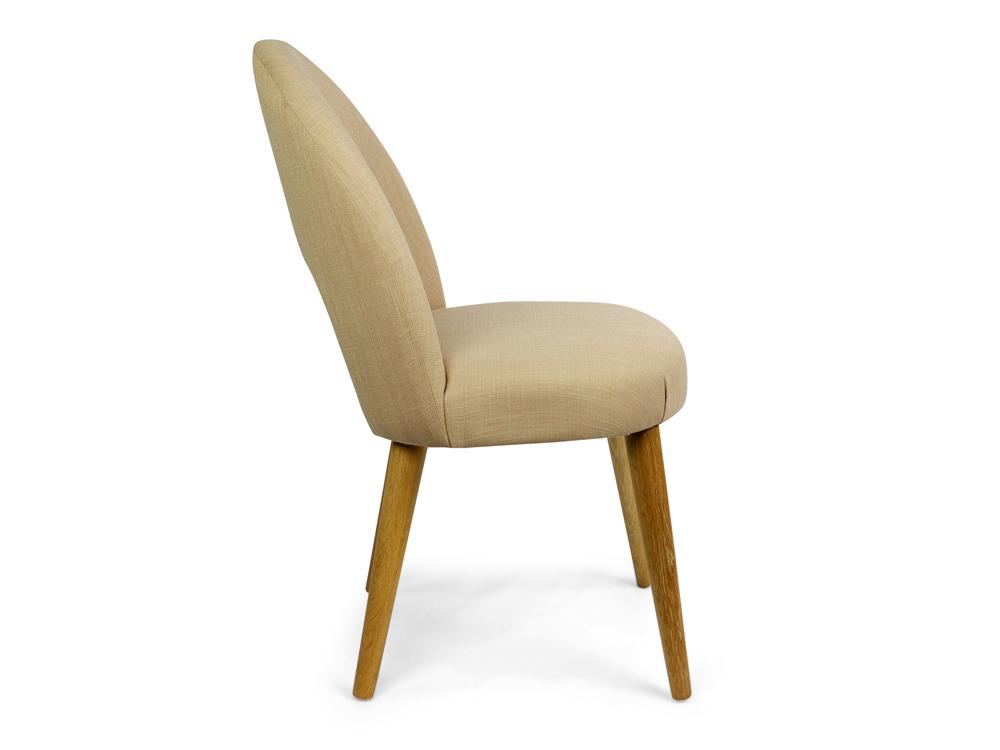 Oliver Upholstered Dining Chair - Stone Fabric - Dining Chairs
