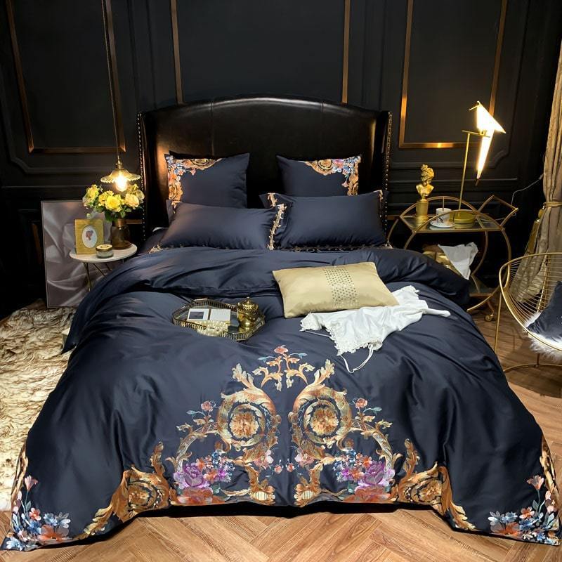 Onyx Empire Duvet Cover Set (Egyptian Cotton, 600 TC) - Duvet Covers