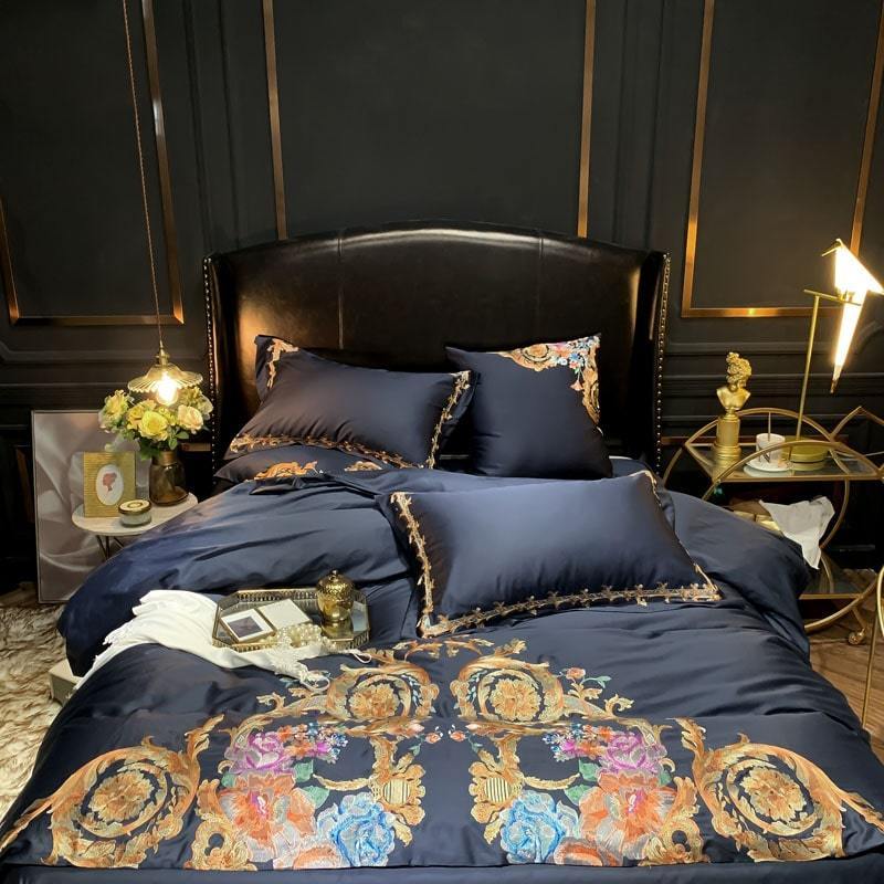 Onyx Empire Duvet Cover Set (Egyptian Cotton, 600 TC) - Duvet Covers