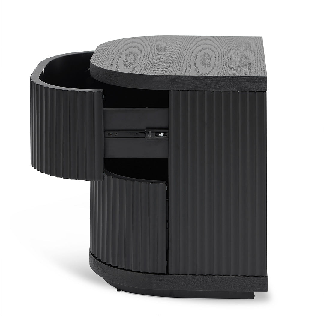 Orion Bedside Table - Full Black - Bedside Tables