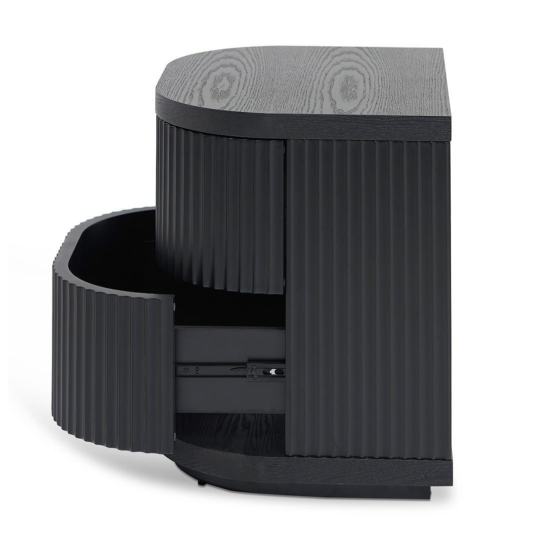 Orion Bedside Table - Full Black - Bedside Tables