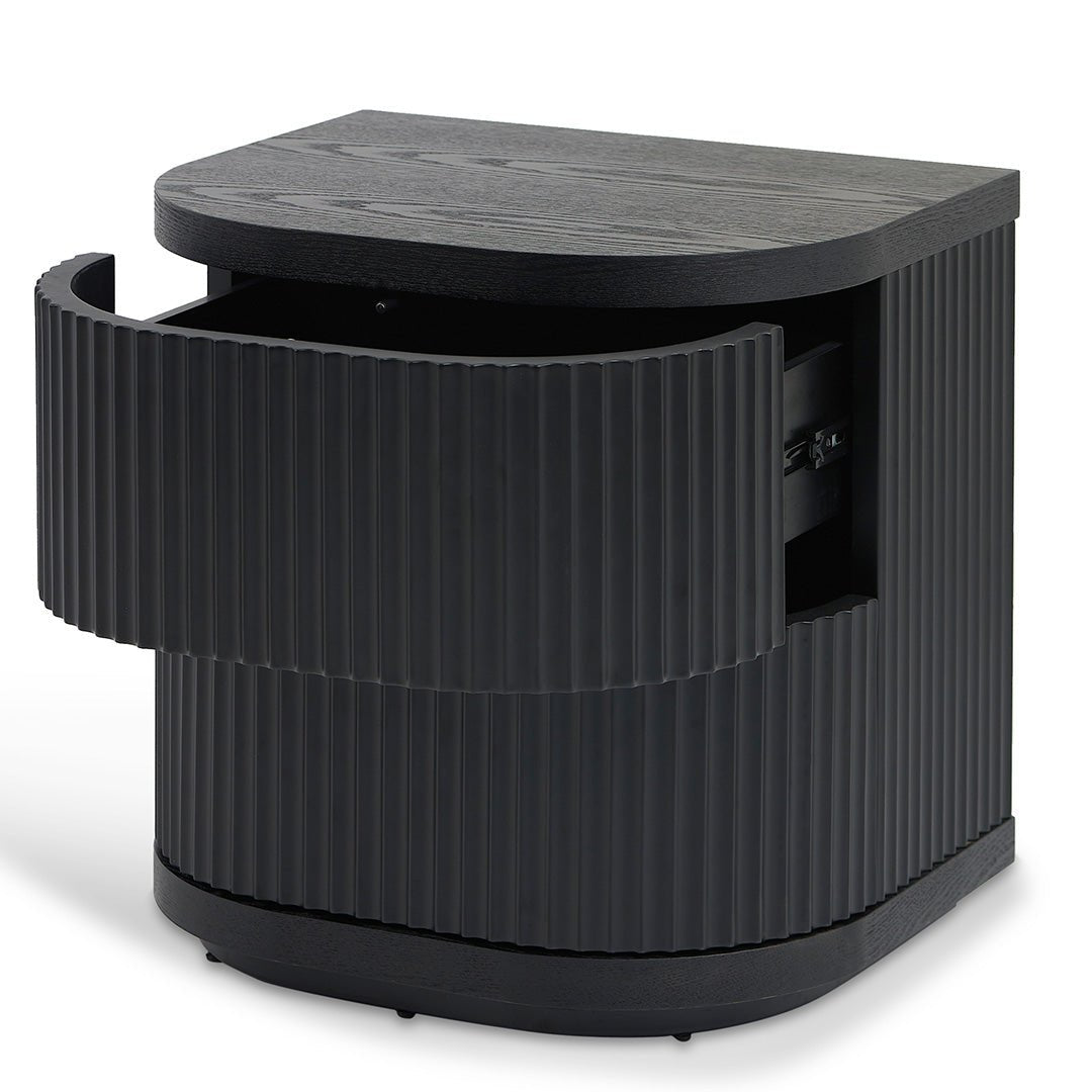 Orion Bedside Table - Full Black - Bedside Tables