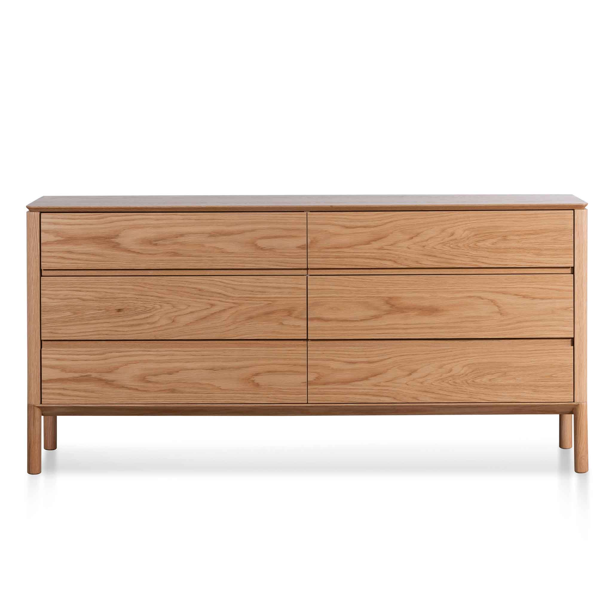 Owen 6 Drawers Wooden Chest - Natural - Dressers