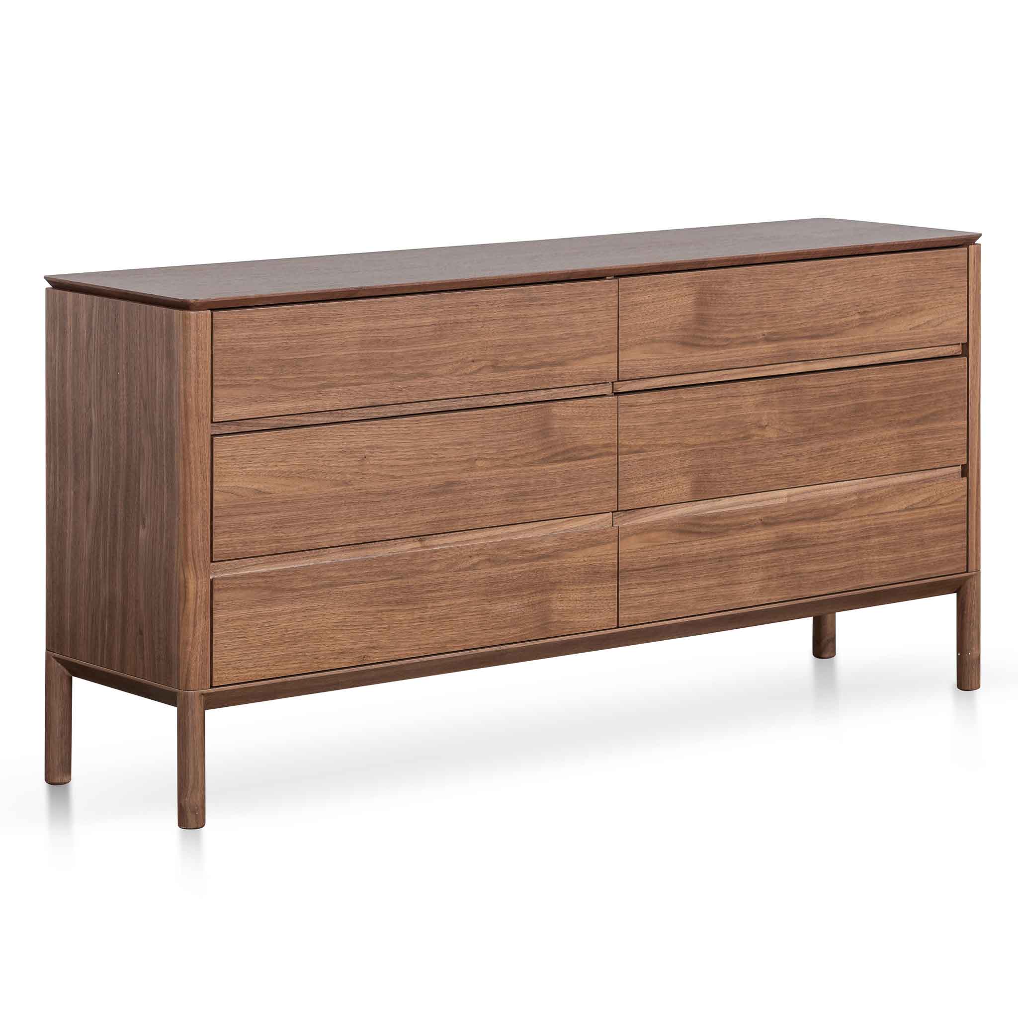 Owen 6 Drawers Wooden Chest - Walnut - Dressers