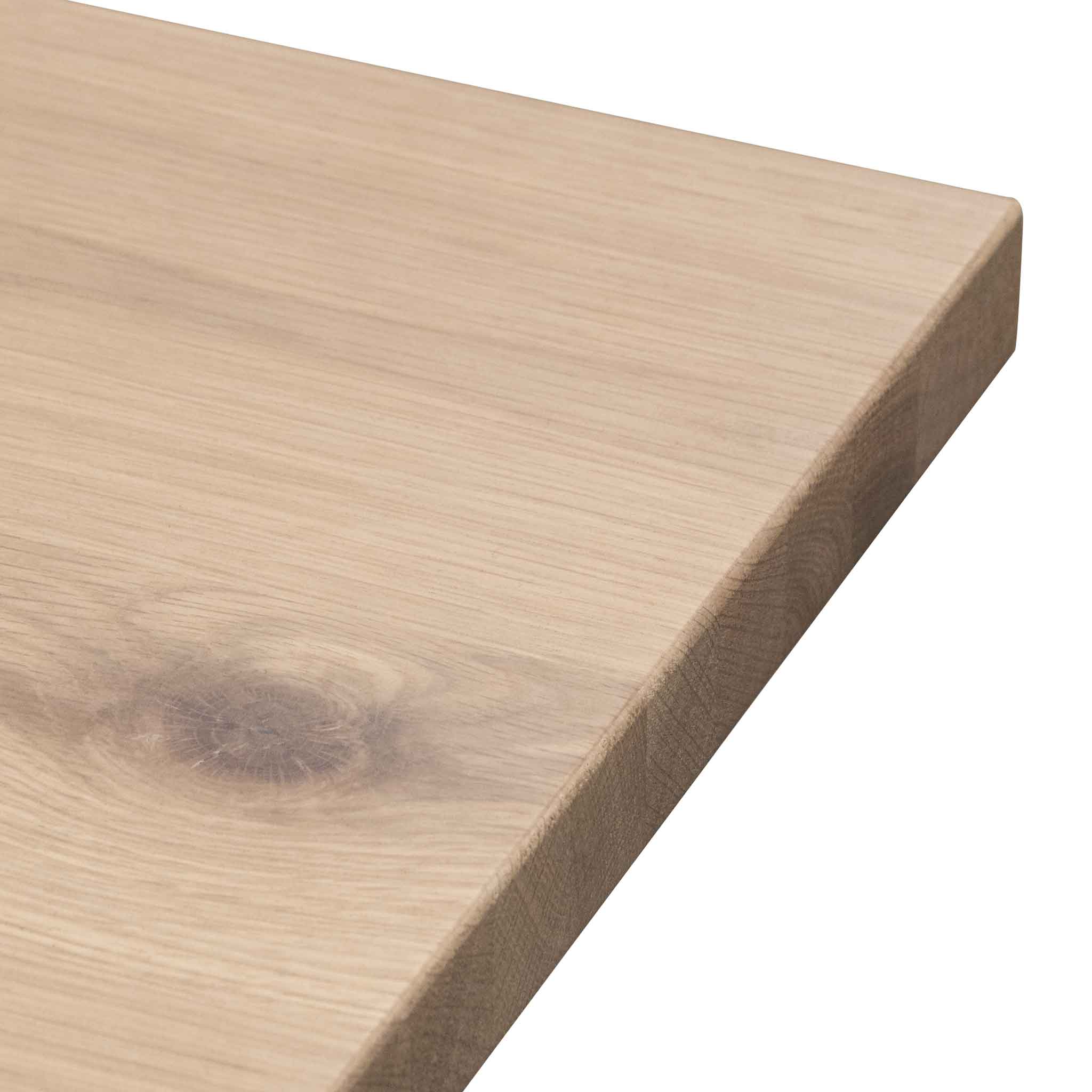 Quail 2.2m Wooden Dining Table - Washed Natural - Dining Tables