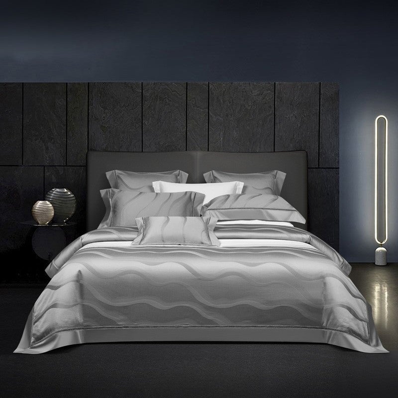 Rhodes Luxury Duvet Cover Set (Egyptian Cotton, 1000 TC) - Duvet Covers