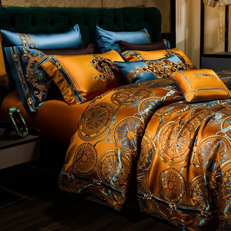 Sahara Duvet Cover Set (Egyptian Cotton, 600 TC) - Duvet Covers