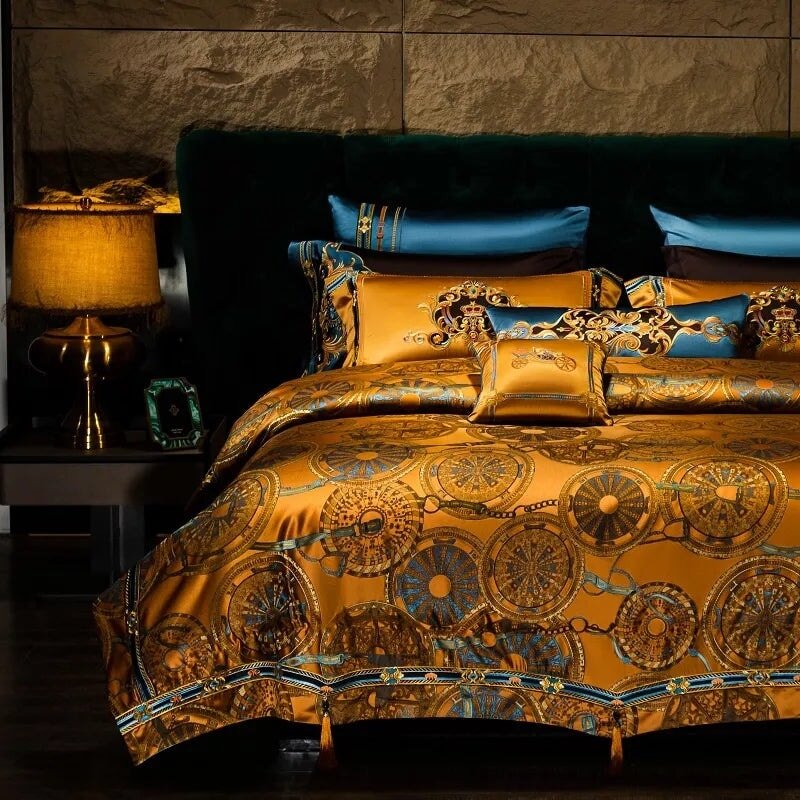 Sahara Duvet Cover Set (Egyptian Cotton, 600 TC) - Duvet Covers