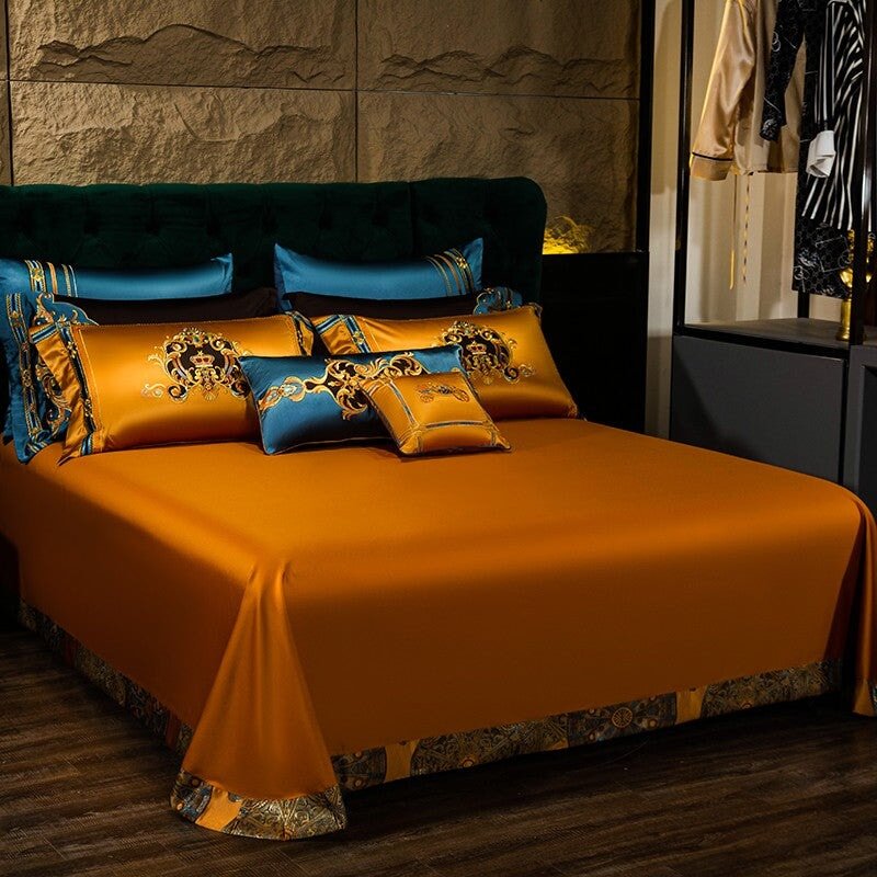 Sahara Duvet Cover Set (Egyptian Cotton, 600 TC) - Duvet Covers