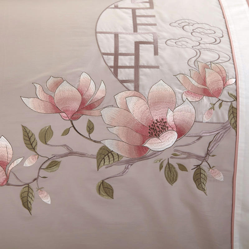 Sakura Duvet Cover Set (Egyptian Cotton, 500 TC) - Duvet Covers