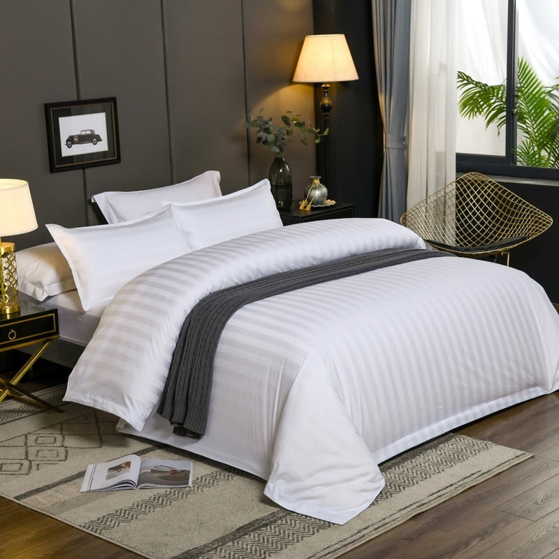 Scandi Feel Striped Duvet Cover Set - Duvet Covers