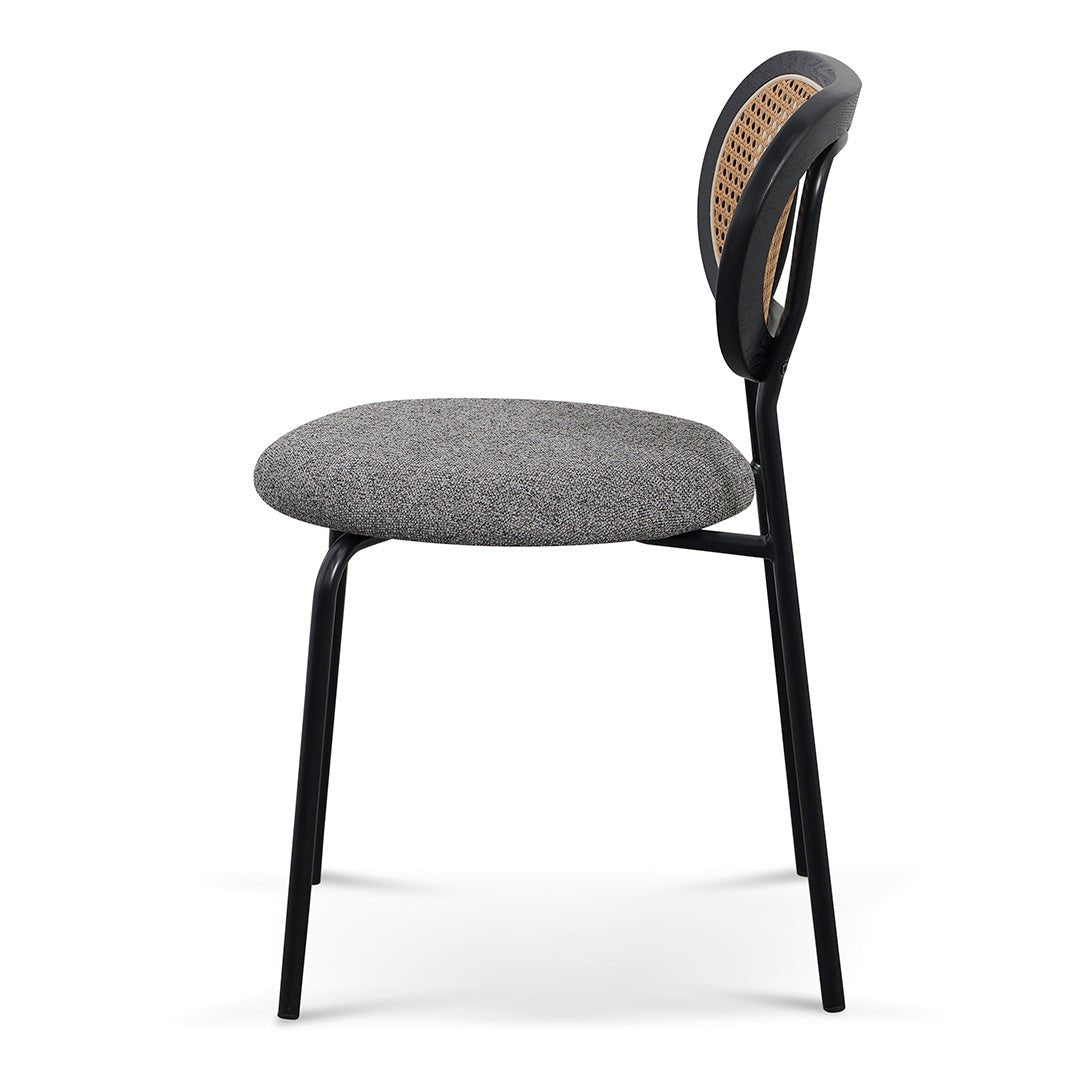 Set of 2 Arthur Dining Chair - Spec Charcoal - Dining Chairs