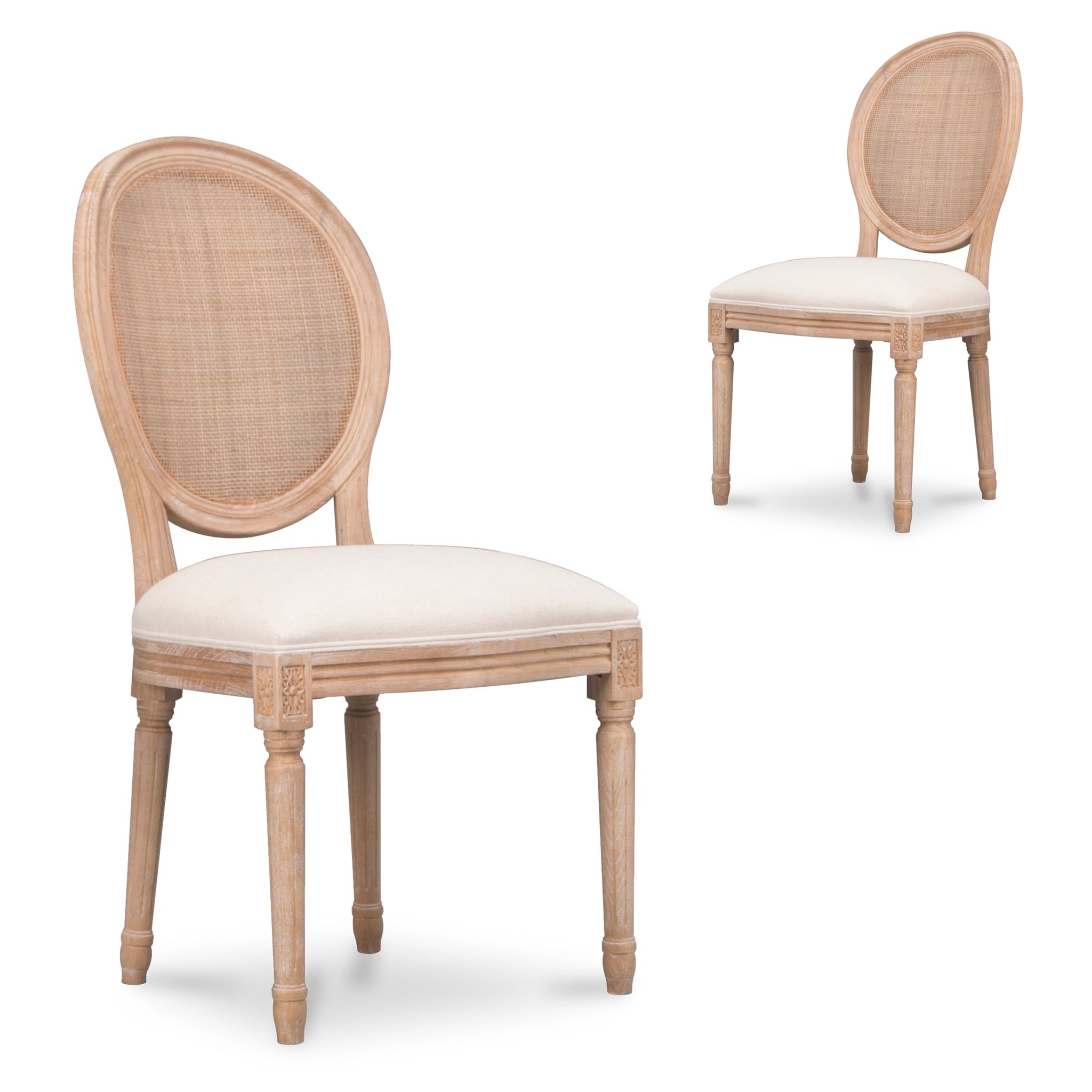 Set of 2 Cavo Dining Chair - Light Beige - Dining Chairs